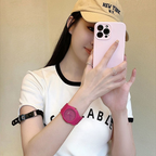 Light Luxury Quartz Watch - Sweet Pink for Daily Wear