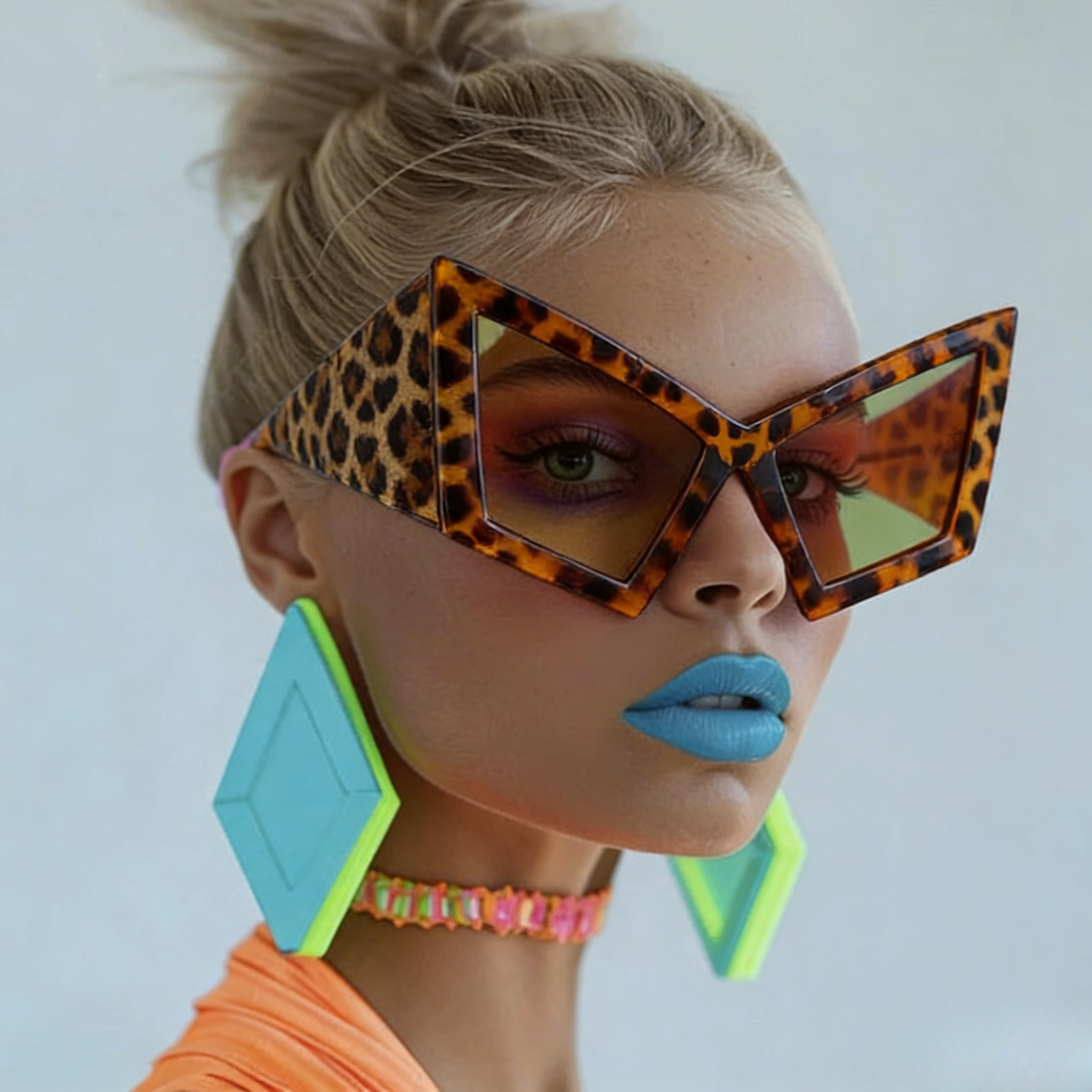 Geometric Oversized Sunglasses