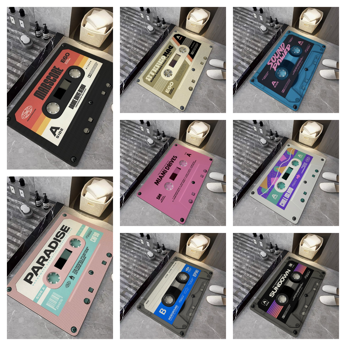 Retro Cassette Floor Mat