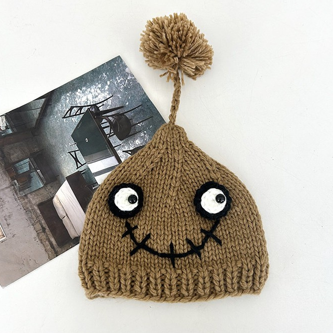 Japanese Style Cute Pom-Pom Beanie