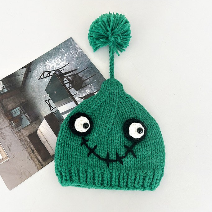 Japanese Style Cute Pom-Pom Beanie