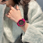 Light Luxury Quartz Watch - Sweet Pink for Daily Wear