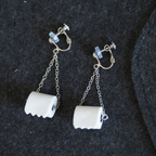 Toilet Paper Roll Earrings