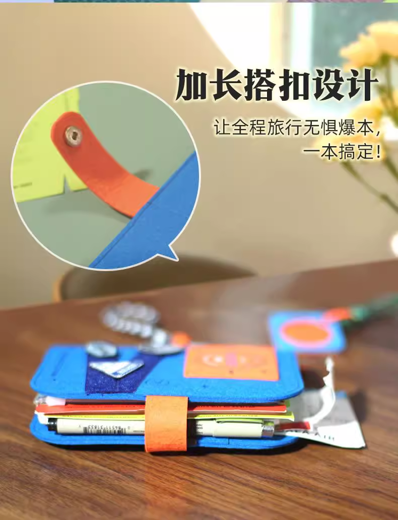 Felt Cover Traveler's Journal