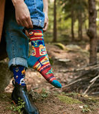 Mismatched Novelty Crew Socks