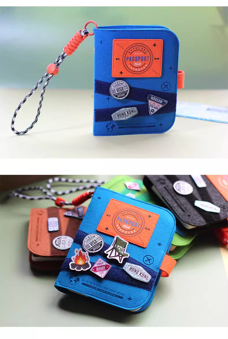 Felt Cover Traveler's Journal