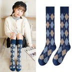 British Preppy Style Knee High Socks
