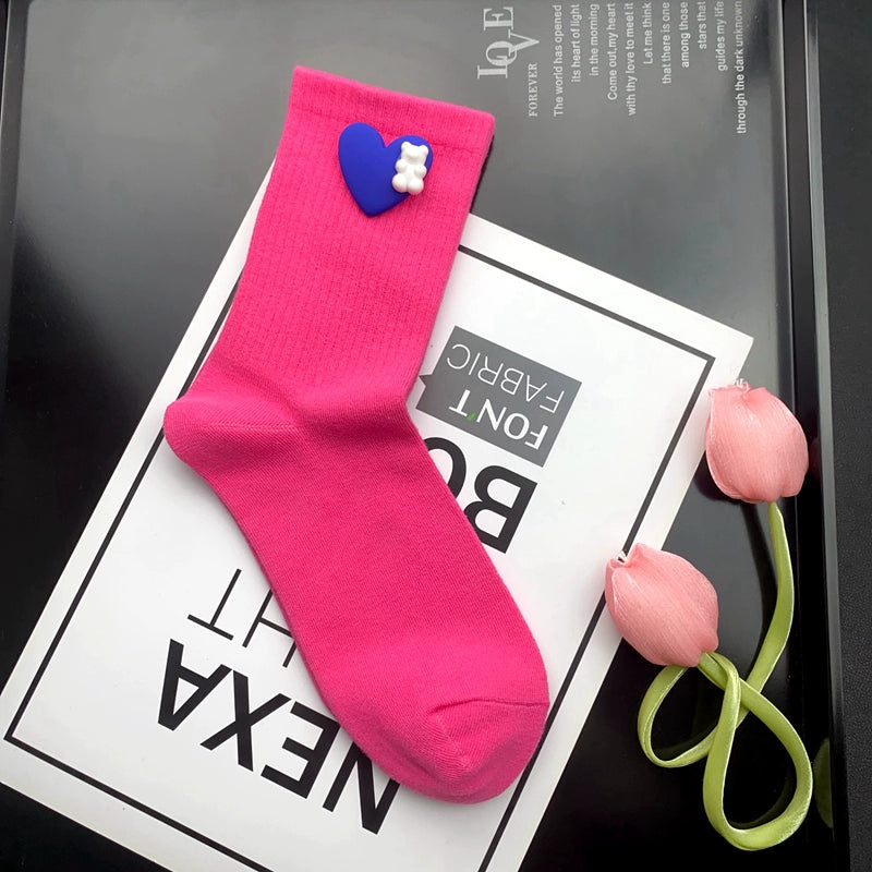 Candy Color Novelty Socks