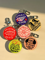 Original Art Acrylic Keychain