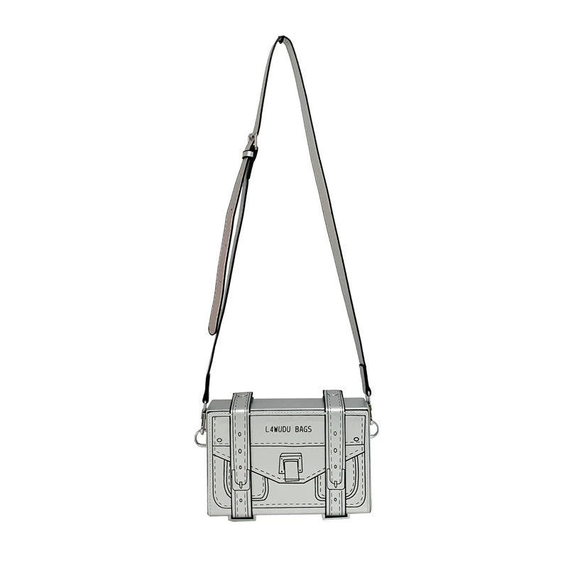 Doodle Lines Crossbody Bag