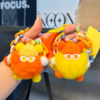 Plush Soot Ball Keychain