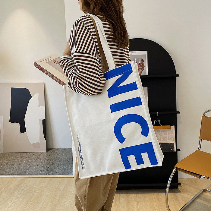 Large Capacity Canvas Casual Tote Bag