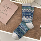 Fair Isle Knit Socks