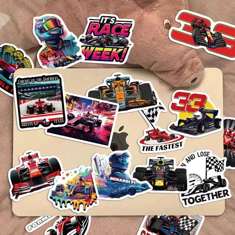 F1 Racing Stickers Pack