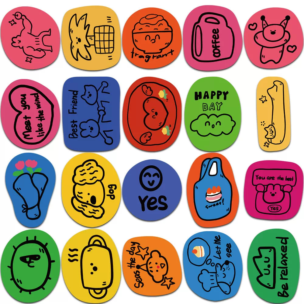 Cartoon Emoji & Doodle Stickers