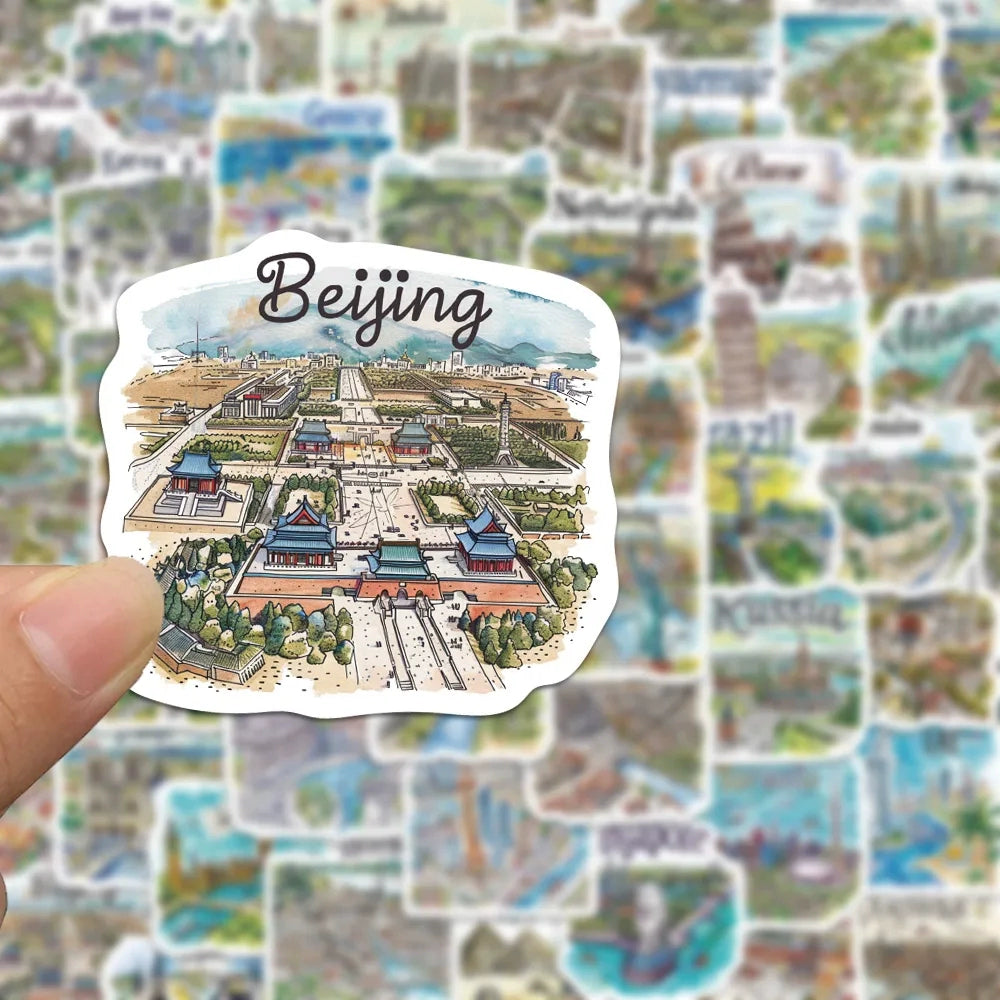 World Travel Sticker Pack