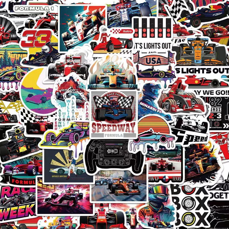 F1 Racing Stickers Pack