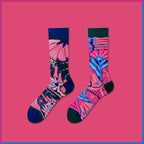 Mismatched Novelty Crew Socks