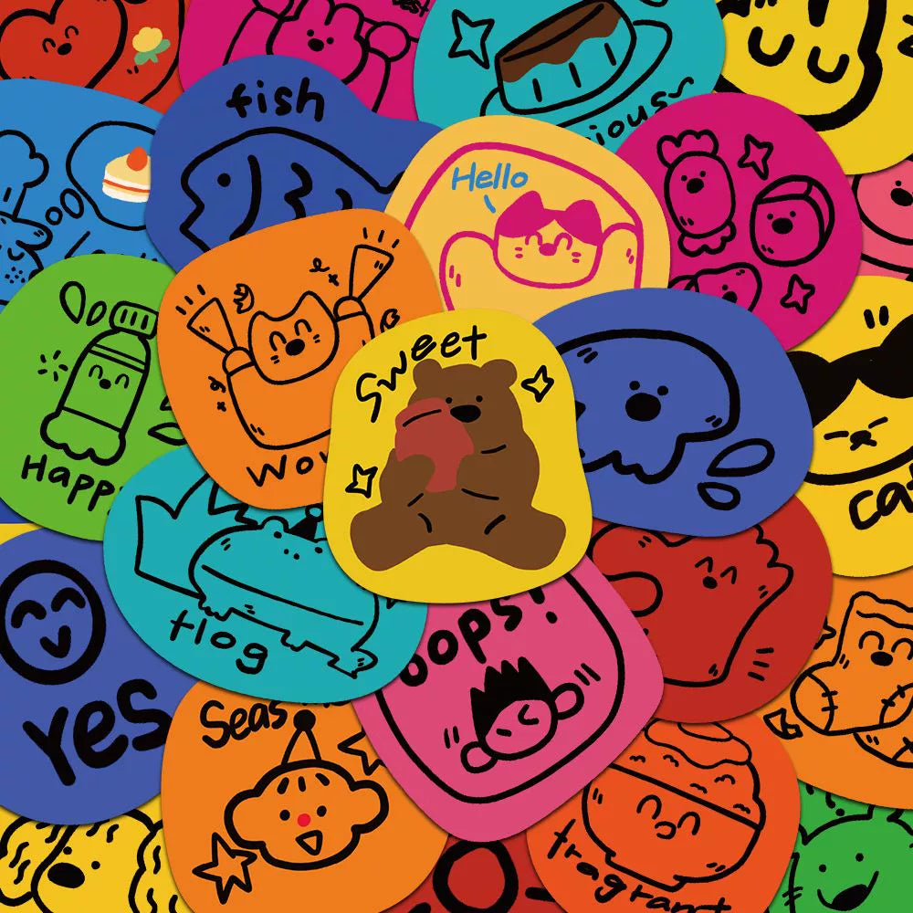Cartoon Emoji & Doodle Stickers