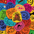 Cartoon Emoji & Doodle Stickers