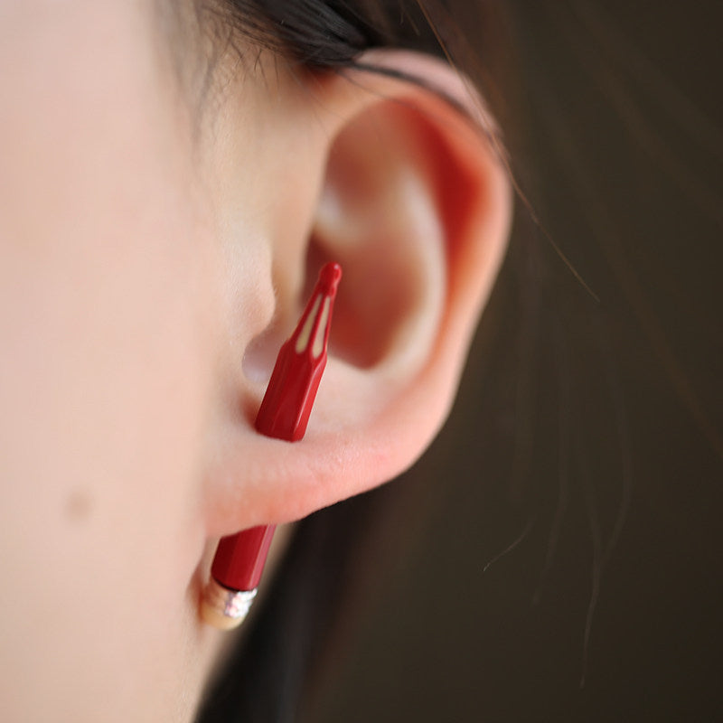 Dripping Pencil Earrings