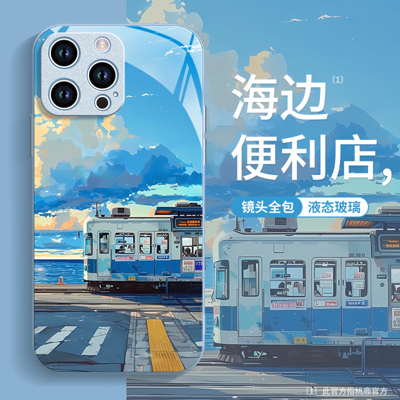 Japanese Seaside Convenience Store Phone Case