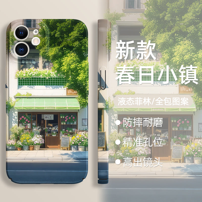 Japanese Spring Town Phone Case
