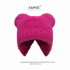 Bear Ear Fleece Earflap Hat