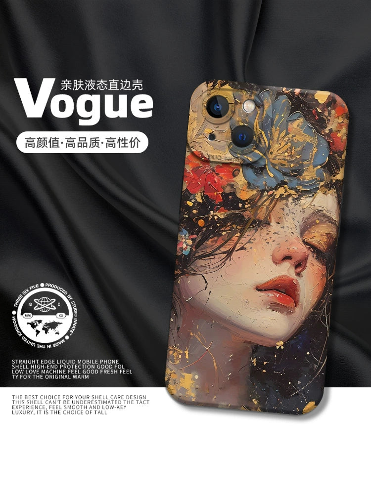 Floral Girl Phone Case