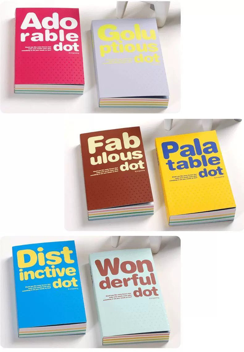 Candy Color Polka Dot Thick Journal