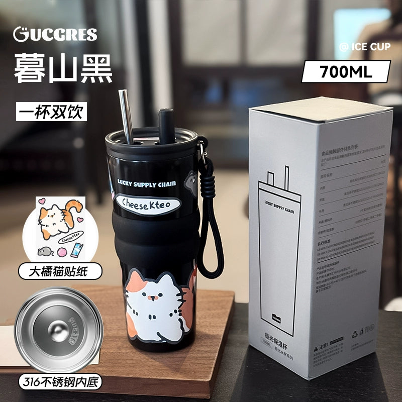 Large-Capacity Travel Tumbler