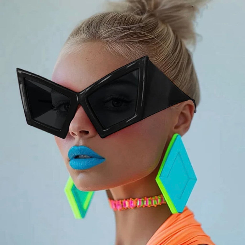 Geometric Oversized Sunglasses