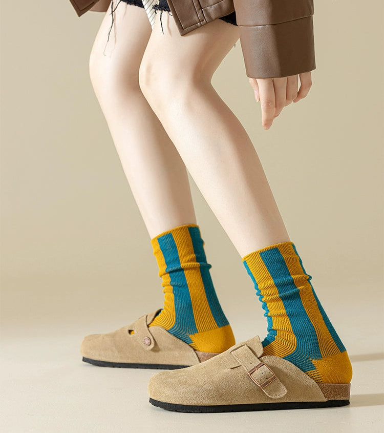 Vibrant Fashion Striped Socks