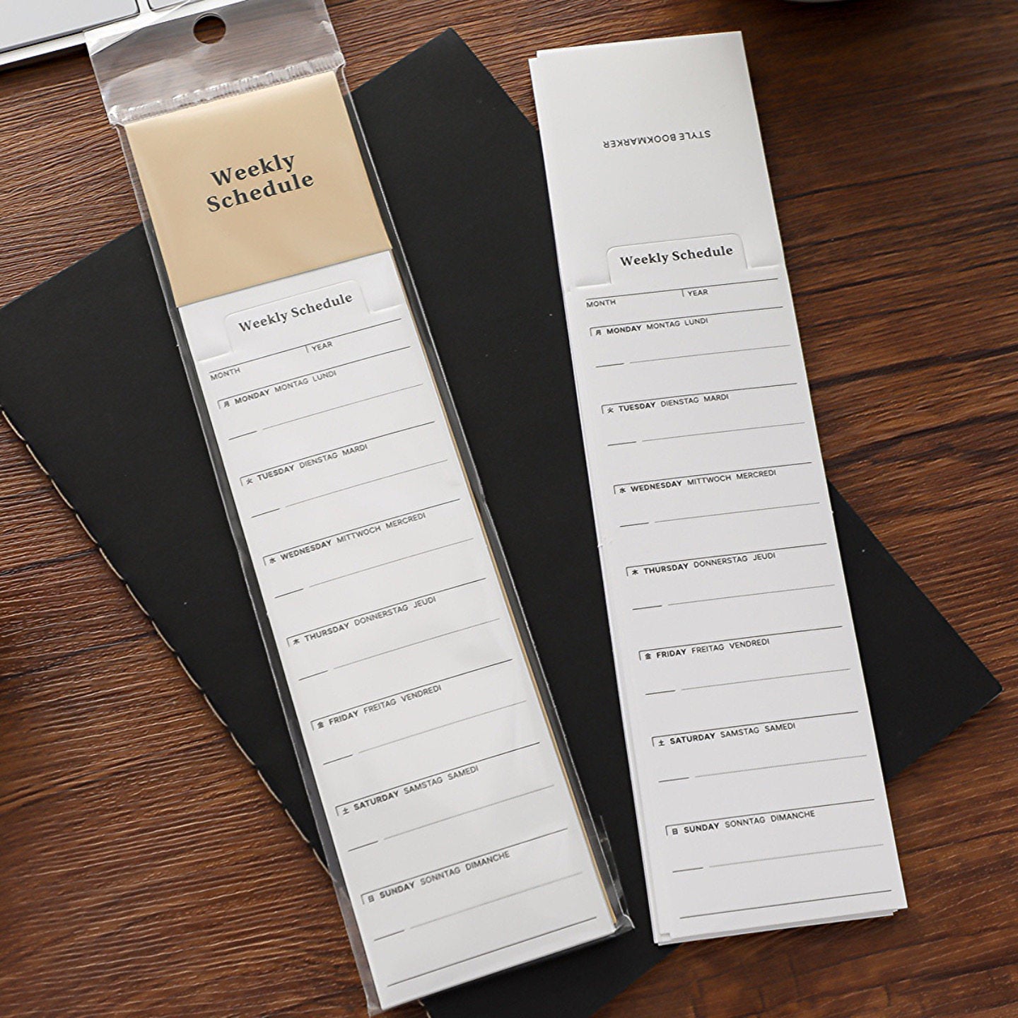 Japanese Style Minimalist Memo Pad Set