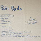 Aesthetic Ins Style French Script Placemat