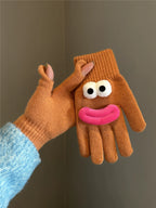 Googly Finger Wool Gloves