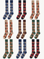 British Preppy Style Knee High Socks