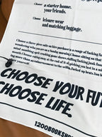 Statement Wall Tapestry - Movie Quote Inspired Design