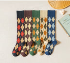 British Preppy Style Knee High Socks
