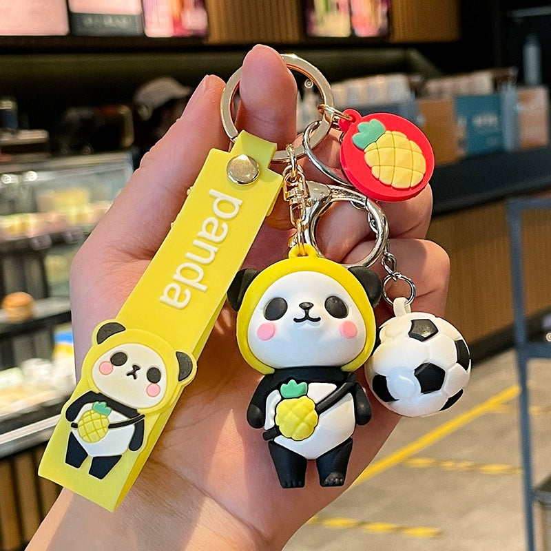 Panda Hat Keychain