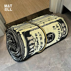 3D Stack of Money Rug
