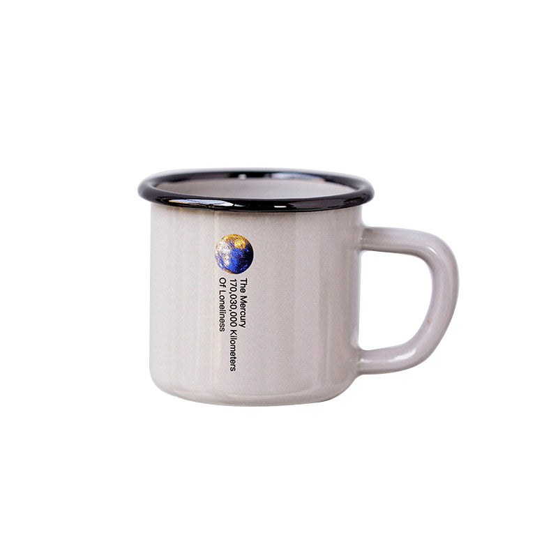 Retro Enamel Pour-Over Coffee Pot