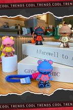 Eyepatch Bear Keychain