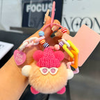 Plush Soot Ball Keychain