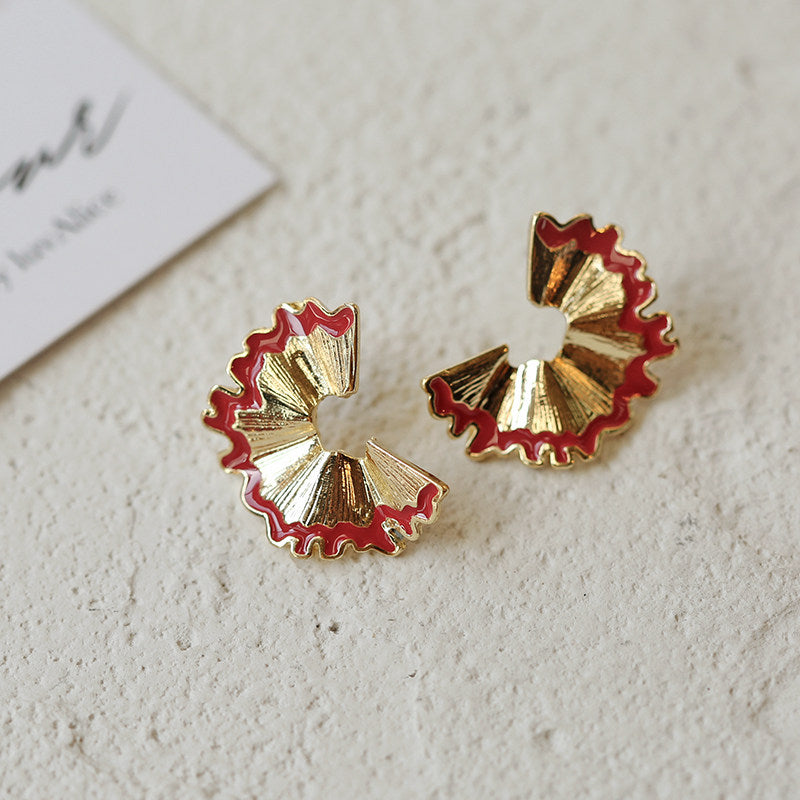Dripping Pencil Earrings