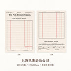 Vintage B5 Memo Pad Collection