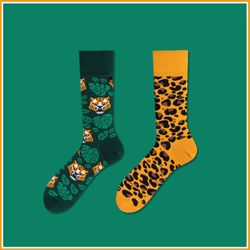 Mismatched Novelty Crew Socks