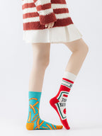 Mismatched Food Pair Socks