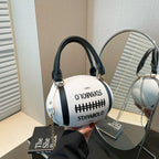 Rugby Ball Crossbody Bag