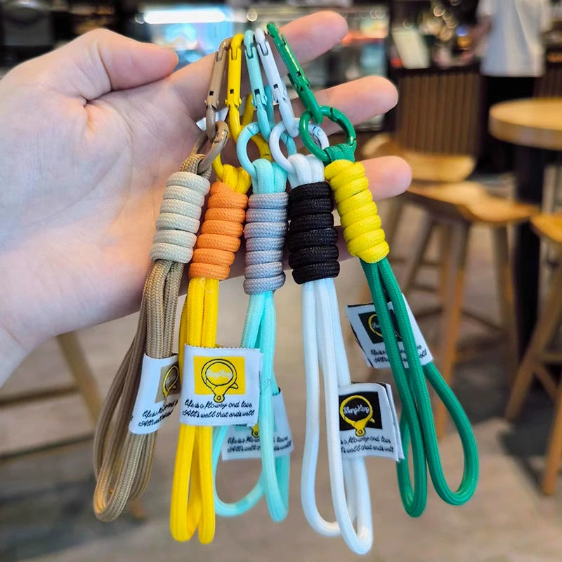 Handwoven Macaron Keychain